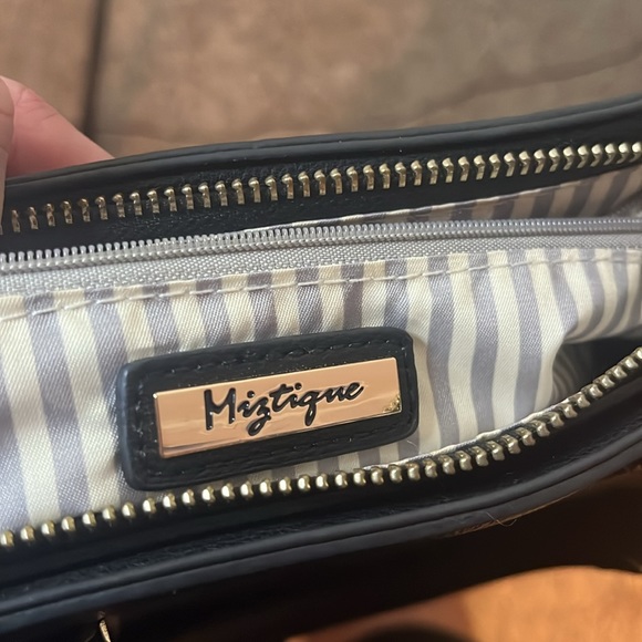Miztique Black Purse with Gold Hardware - Picture 7 of 7